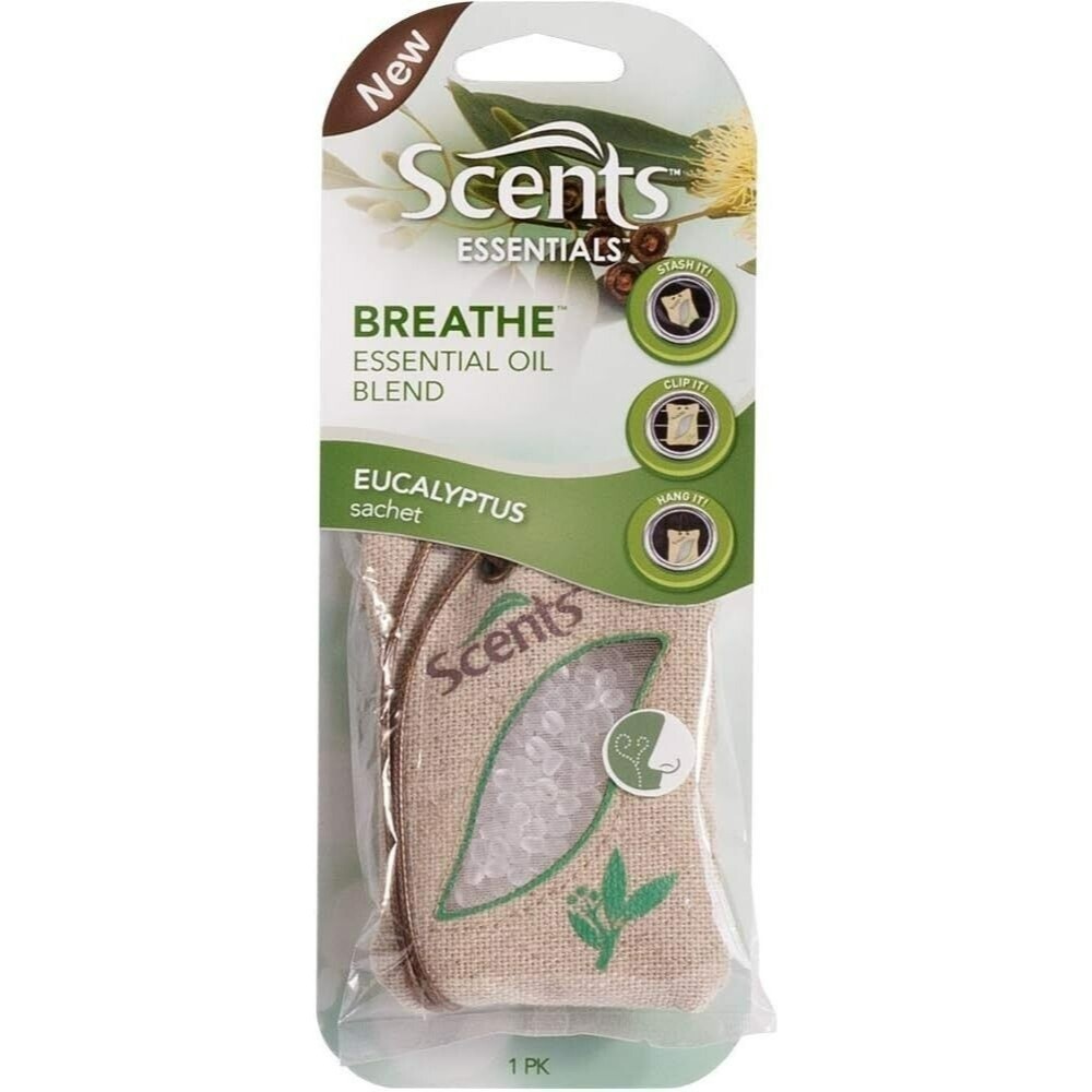 Lot of (24) Scents Florals BREATHE Car Air Freshener - Eucalyptus